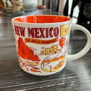 NEW Starbucks 14oz Been There Series New Mexico Mug Orange